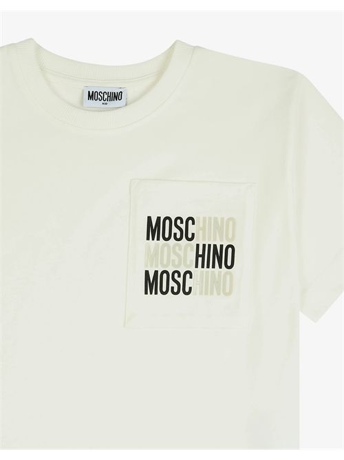 Completo maxi t-shirt e short stampati MOSCHINO KIDS | HMG00R-LCA32/83687